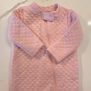 Old Navy Pink Quilted Footie